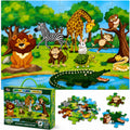 Jungle Life Jumbo Floor Puzzle 48-Piece for Kids Ages 3-8 years | Minicrumbs